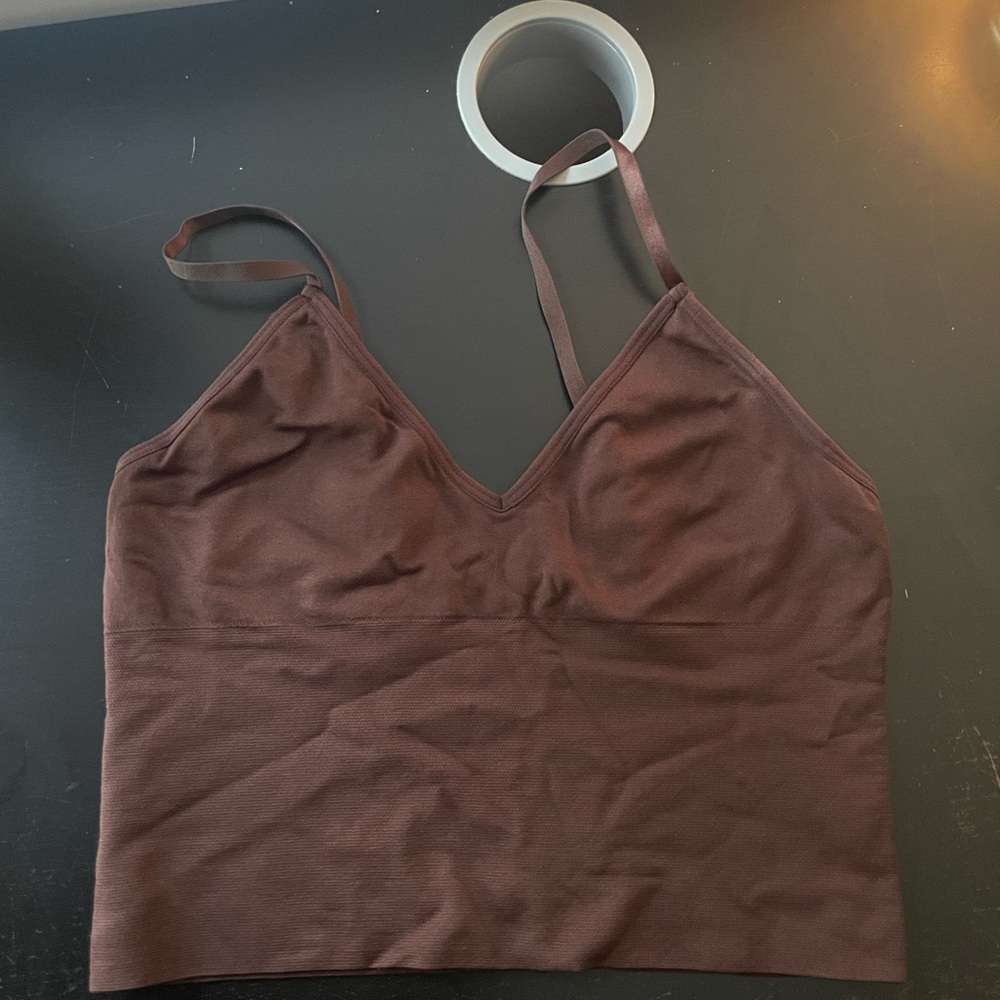 Brown Cropped Camisole